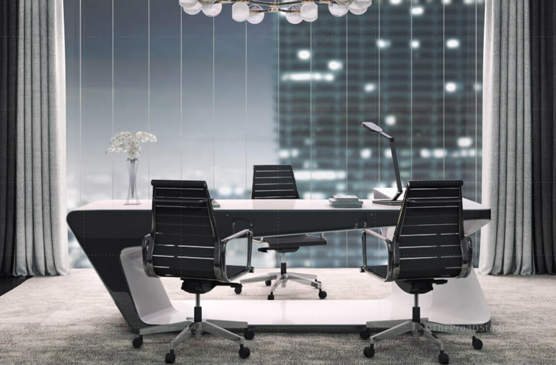 Office furniture 3d design